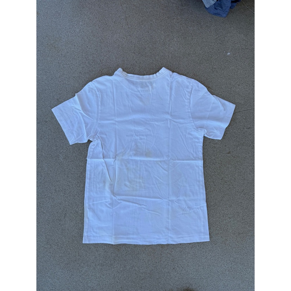 Nike The Nike Tee Mens Small T-Shirt - White Short Sleeve Swoosh Logo Tee